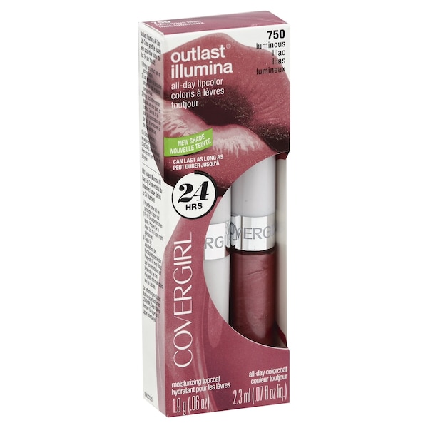 Covergirl Outlast All Day Lipcolor 750 Luminous Lilac 1 Kit 550434 Zoro